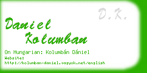 daniel kolumban business card